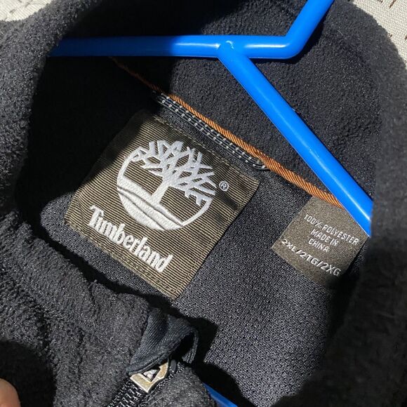 Timberland Full Zip-Up Men's Black Jacket 2XL - Outdoor Hiking Hunting Winter - Picture 4 of 8